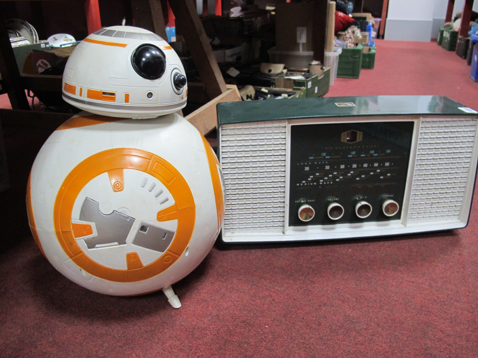 Star Wars Radio, HMV example is green casing. (2)