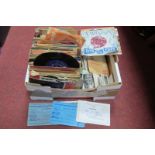 The Beatles Twist and Shout, No 1 etc, other 45's, postcards, snapshots, etc:- One Box.
