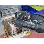 Creative Sound Works Radio CD740, head phones, records:- One Box