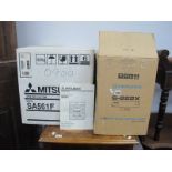 Mitsubishi Mini Hi Fi System, SA561F, Pioneer speakers (Untested - sold for parts only).
