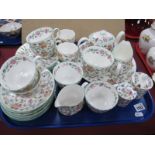 Minton 'Haddon Hall' Tea Set Service, of twenty-seven pieces:- One Tray