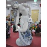 A Lladro 'Pure Beauty - Woman' Sculpture from the limited Human edition 43cm high (some damage to
