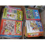 Viz Adult Comics; together with Zit adult comics, two Viz annuals, Smut adult comics:- Two Boxes