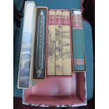Folio Society; Complete Memoirs of George Sherston by Siegfried Sassoon Three Box Set, together with