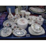 Albert 'Lavender Rose', Wedgwood 'Kutani Crane', Spode Trapnell, Coalport and other ceramics:- One