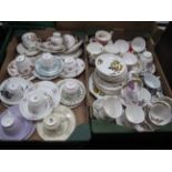 China Trios, to include Stanley, Kent, Colclough, Roslyn, other table China, including Albert,