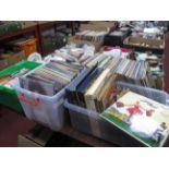 A Large Collection of Vinyl Records, approximately two hundred L.Ps and over one hundred and fifty