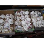 Matching Tea Cups and Saucers, to include Rington, Winston, Paragon, Regent, Vale, Hammersley,