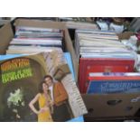 Classical and Easy Listening Records, in two boxes and two cases, box sets noted.