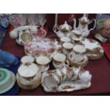 Royal Albert 'Old Country roses' Table China, all first quality, including tea and coffee pots,