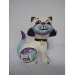 Lorna Bailey - Queenie the Cat, 12.5cm high.