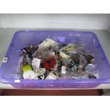 A Quantity of Assorted costume Jewellery, including necklaces, bracelets, bangles, etc:- One Box.