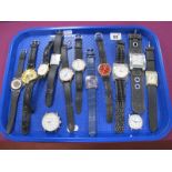 Fortis Logo Space Matic, Ravel, Ieke, and other modern gent's wristwatches, including two wristwatch
