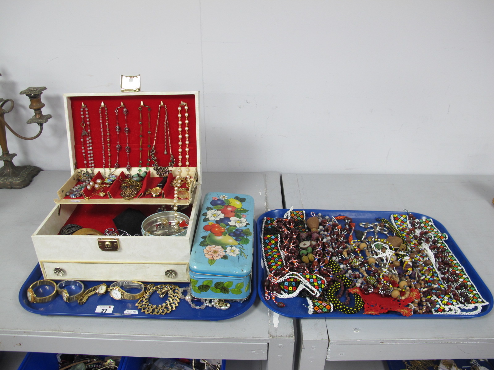 A Mixed Lot of Assorted Costume Jewellery, including vintage and later bead necklaces, imitation
