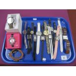 D&G, Pia, Fossil, Lipsy and Other Modern Ladies Wristwatches:- One Tray (16).