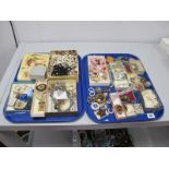 A Mixed Lot of Assorted Vintage and Later Costume Jewellery, including bead and other necklaces,