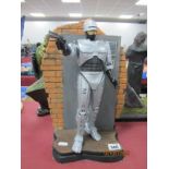 Robocop - Peter Weller character figure, in iconic pose, 35cm high.