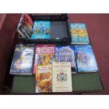 Terry Pratchet Books, Hogfather, signed , Making Money and other novels:- One Basket.