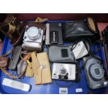 Cameras - Canter Beauty, Canon, Pentax, Espio 160, Olympus, Minox, etc:- One Tray.