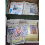 Newspapers, Daily Mirror, Royal Family 1936, King George V Funeral, News Chronicle 1952, King George