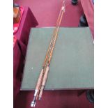 A Pair of Late XX Century Handmade Two-Piece Fly Rods by S. Woolley of Ashbourne (The Ashbourne