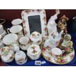 Royal Albert 'Old County Roses', photograph frame, mugs, urn, vase, pot pourri, Doulton' Country