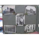 A Photograph Album Circa Mid XX Century, including images of HMS Nelson 1945, Ghandi, King