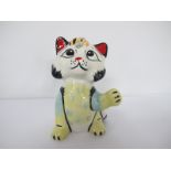 Lorna Bailey - Busy Bee the Cat, 12cm high.