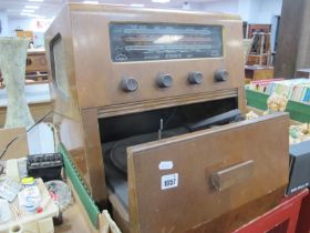 Vintage Columbia Radiogram Record Player, (untested).