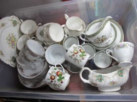 Royal Stafford 'True Love' Tea Ware, of twenty one pieces, Chinese similar, Meakin 'Hereford', etc.