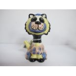 Lorna Bailey - Muppet the Cat, 13cm high.