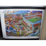 Joe Scarborough 'Rotherham United New York Stadium' Limited Edition Colour Print of 100, ink