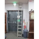 Stephens & Carter Clima Aluminum Ladders, 730T Class 3, 7.8m extended.