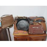 Ladies Vintage Handbags, including Jane Shilton, 'The Voyager', Mappin and Webb, Ackery, reptile