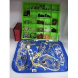 Modern Assorted Costume Jewellery, including necklaces, bracelets, imitation pearls, etc,