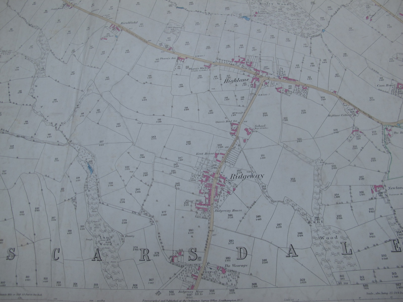 Derbyshire Maps, to include Eckington, Renishaw, Coal Aston, Scarsdale, Dronfield, Dronfield - Image 5 of 11