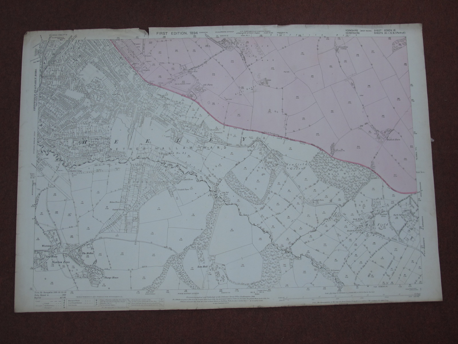 Sheffield Maps, Brightside, Attercliffe - some dates noted 1889, 1891, 1935, various scales, many - Image 4 of 10