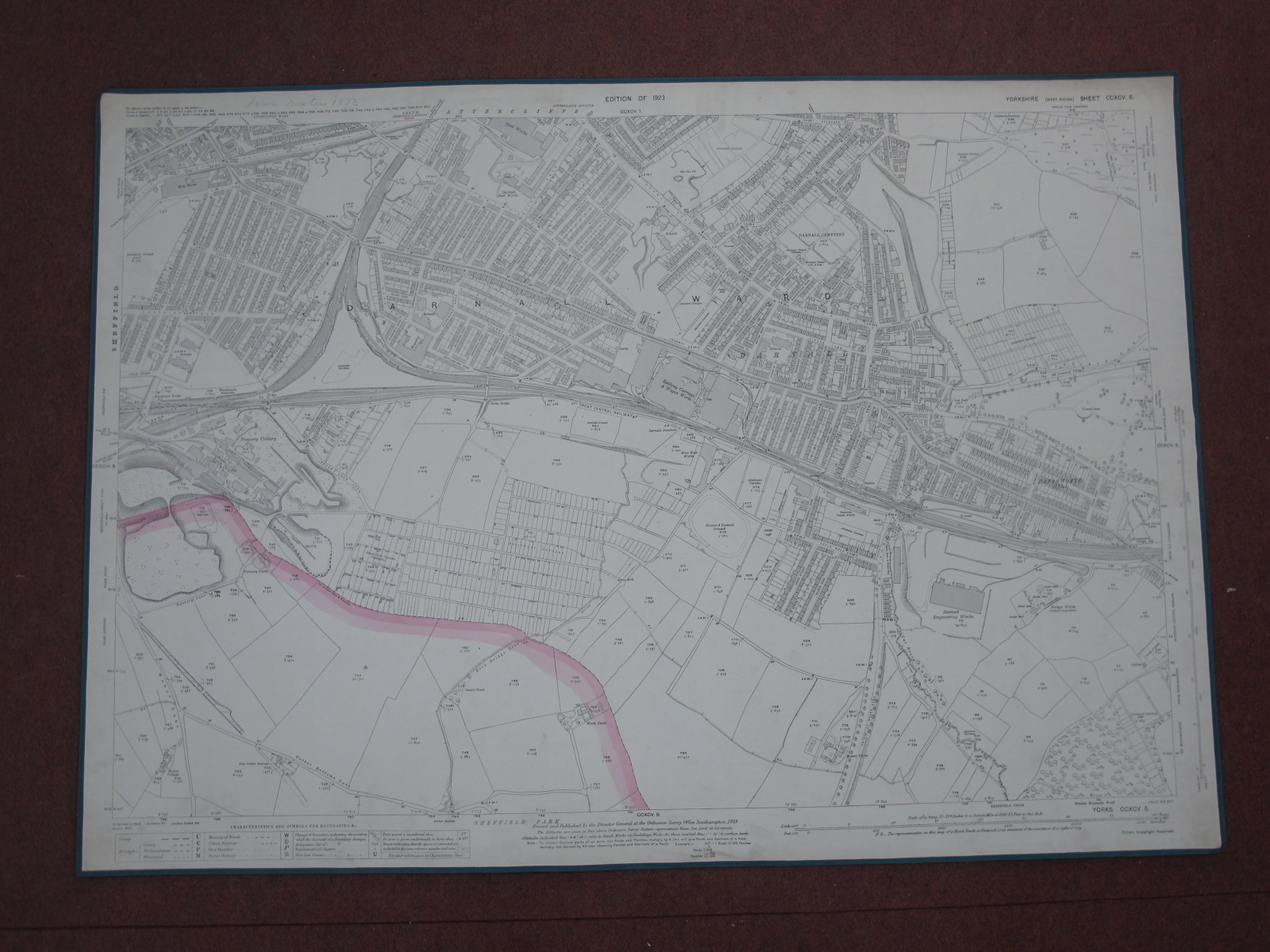 Sheffield Maps, Brightside, Attercliffe - some dates noted 1889, 1891, 1935, various scales, many - Image 6 of 10