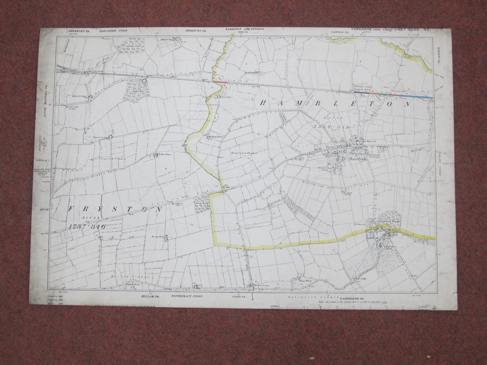 West Riding Yorkshire Maps, Rotherham and area, some dates noted - 1889, 1903, 1959, 1960, various - Image 4 of 10