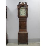 XIX Century Mahogany and Oak Thirty Hour White Dial Longcase Clock, (Smith Huddersfield), with a
