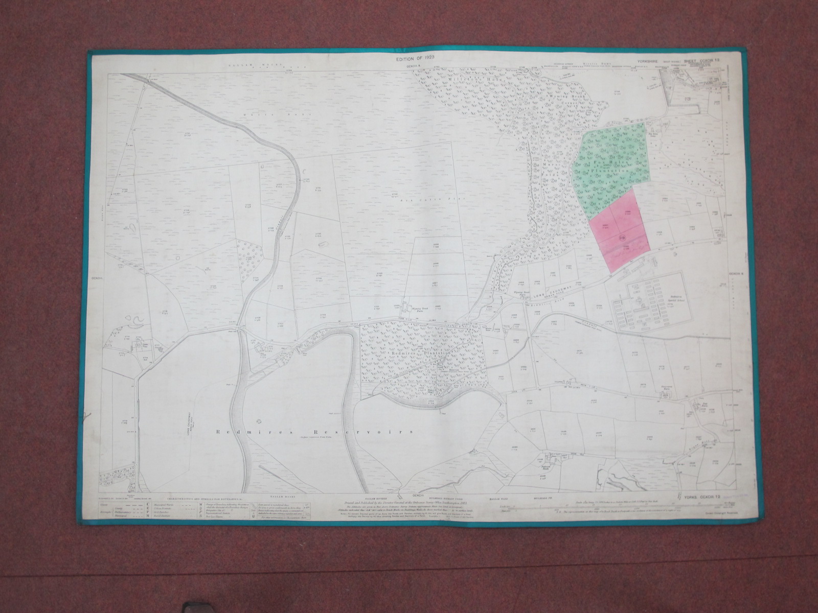 Derbyshire and Yorkshire Maps, some West Riding of Sheffield, to include City Centre, Neepsend, - Image 5 of 10