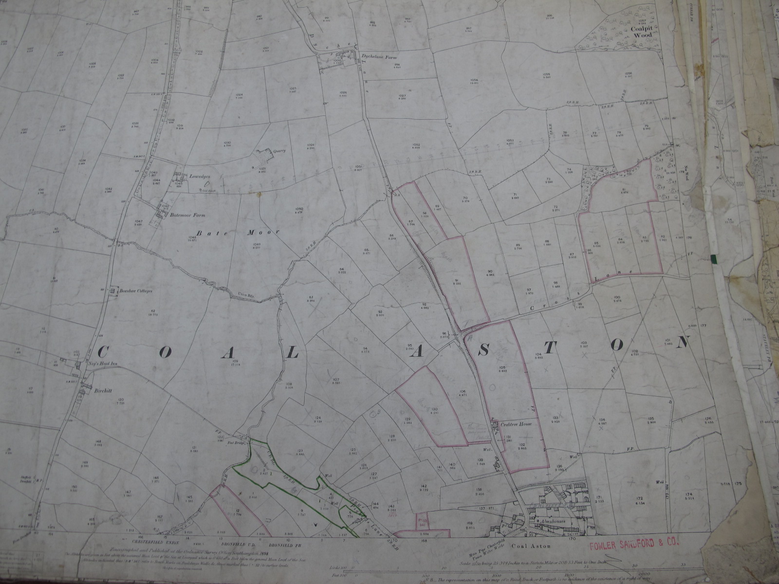 Derbyshire Maps, to include Eckington, Renishaw, Coal Aston, Scarsdale, Dronfield, Dronfield - Image 3 of 11