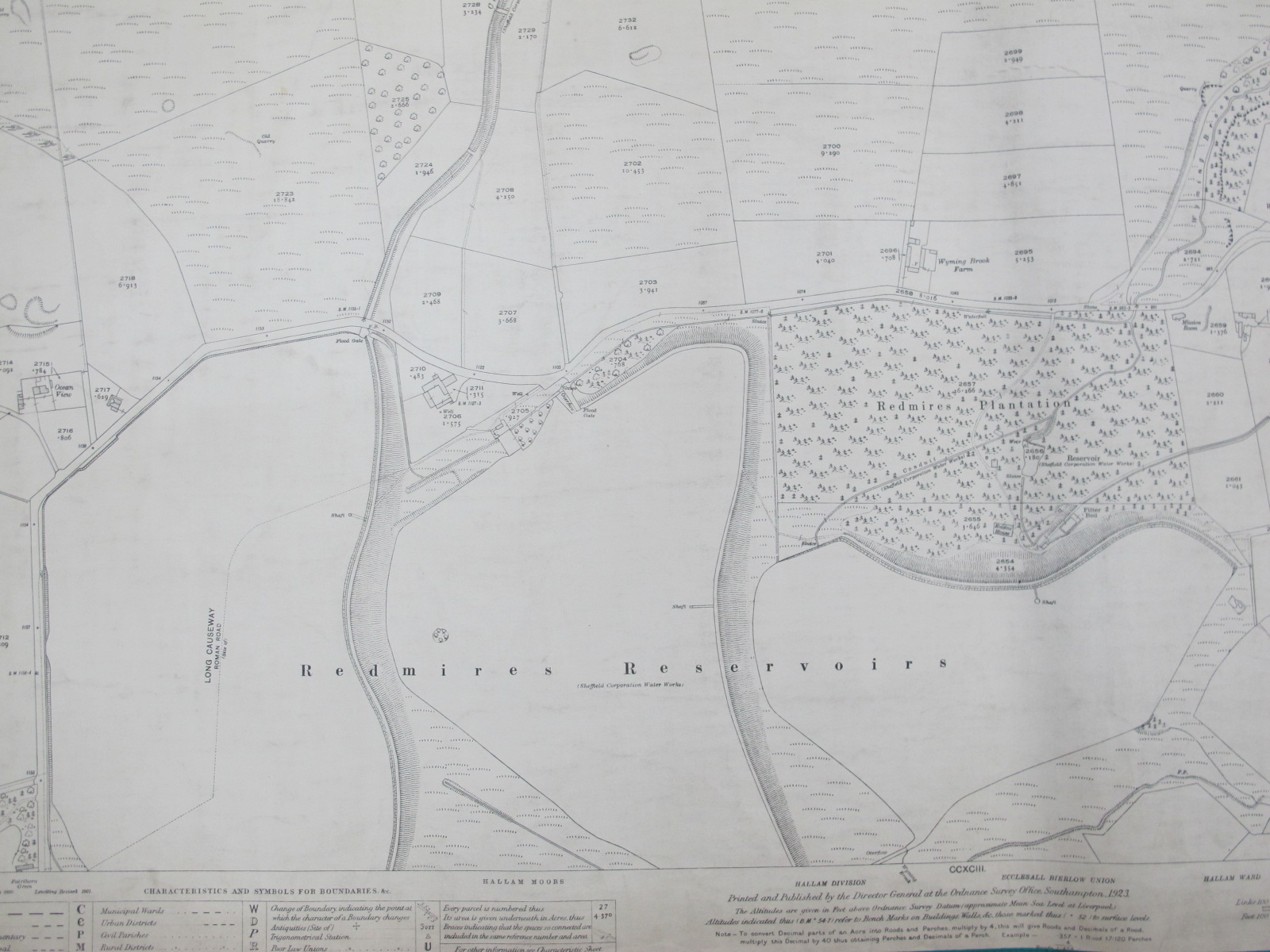 Derbyshire and Yorkshire Maps, some West Riding of Sheffield, to include City Centre, Neepsend, - Image 6 of 10