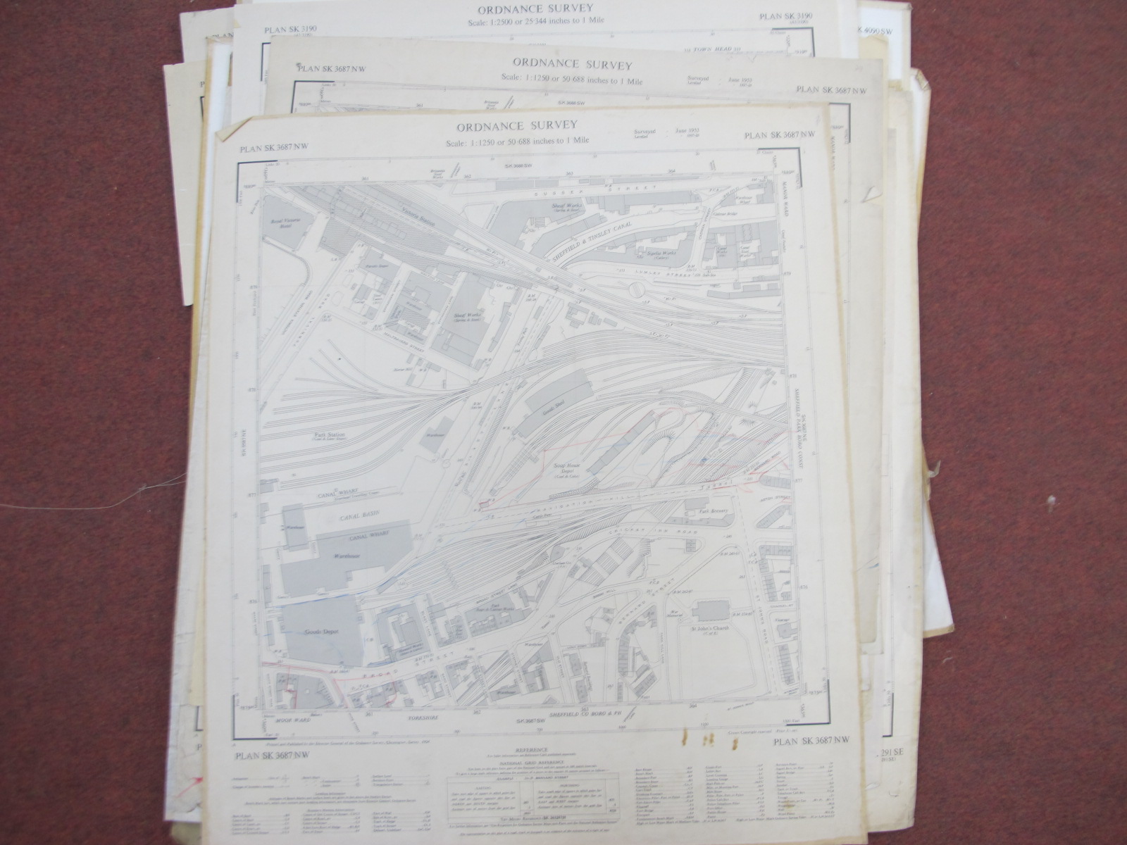 West Riding Yorkshire Maps, Sheffield Central, North, Penistone, Broomhill, Crookesmoor, - Image 10 of 10