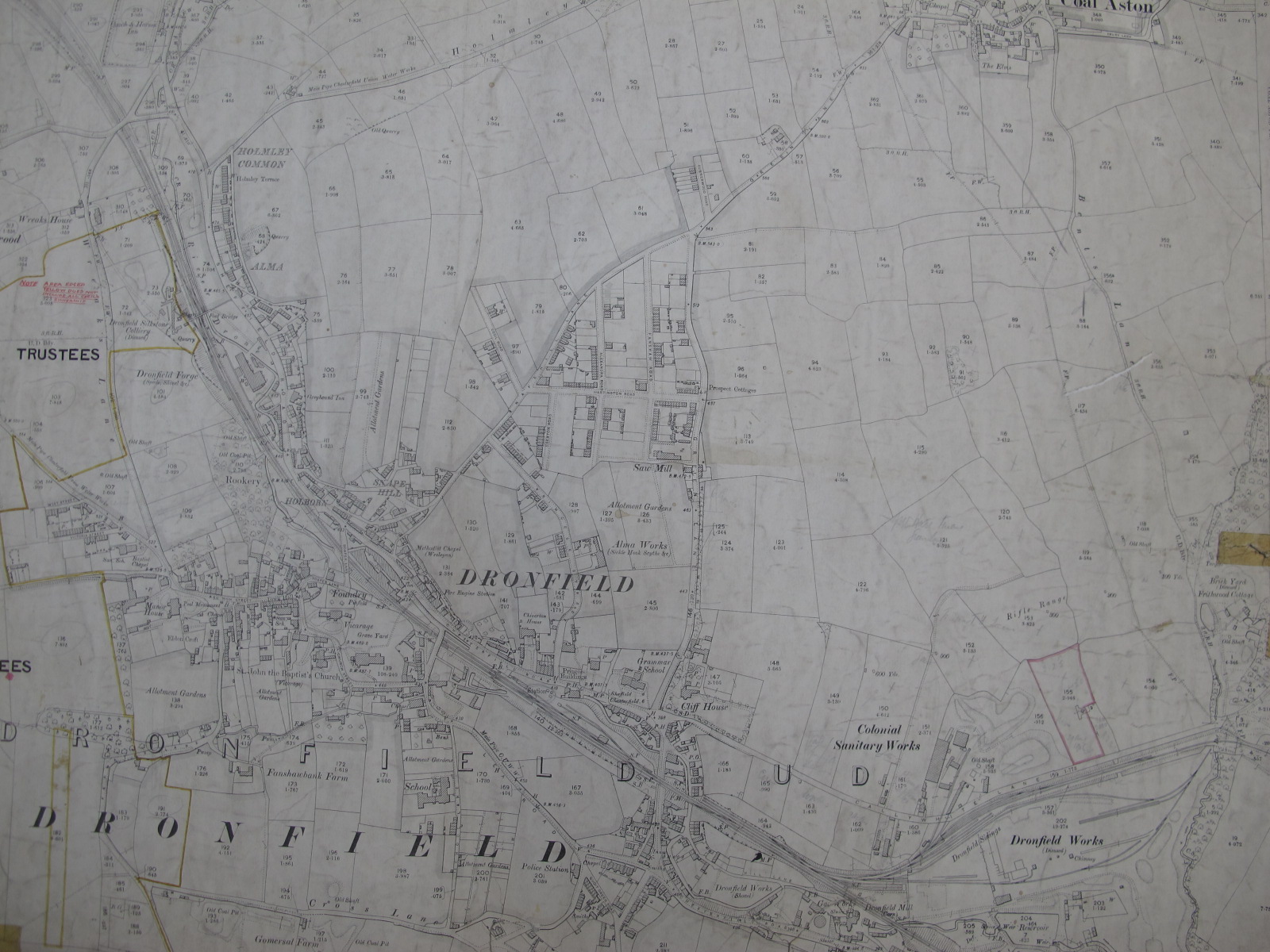 Derbyshire Maps, to include Eckington, Renishaw, Coal Aston, Scarsdale, Dronfield, Dronfield - Image 11 of 11