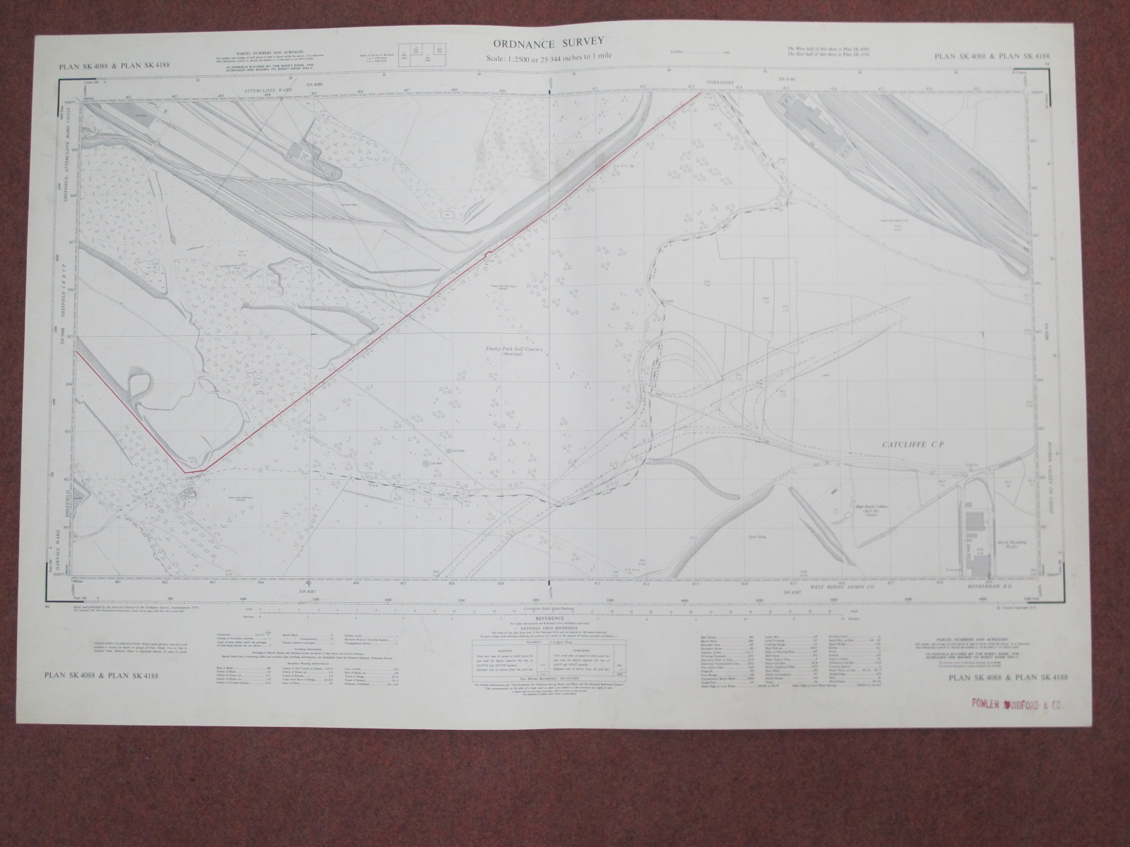 West Riding Yorkshire, Rotherham and area - some dates noted, 1902, 1956, various scales, dirty - Image 11 of 11