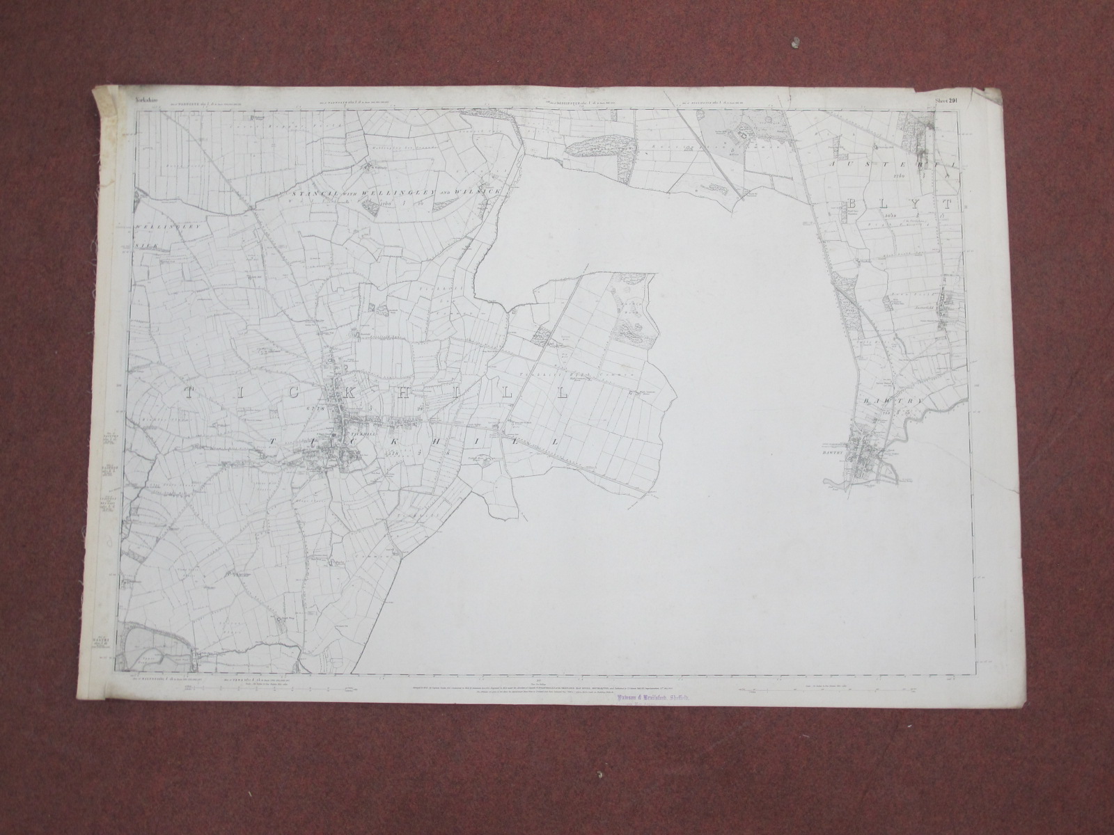 West Riding Yorkshire Maps, Rotherham, North Anston, Todwick and area - some dates noted, 1892, - Image 9 of 9