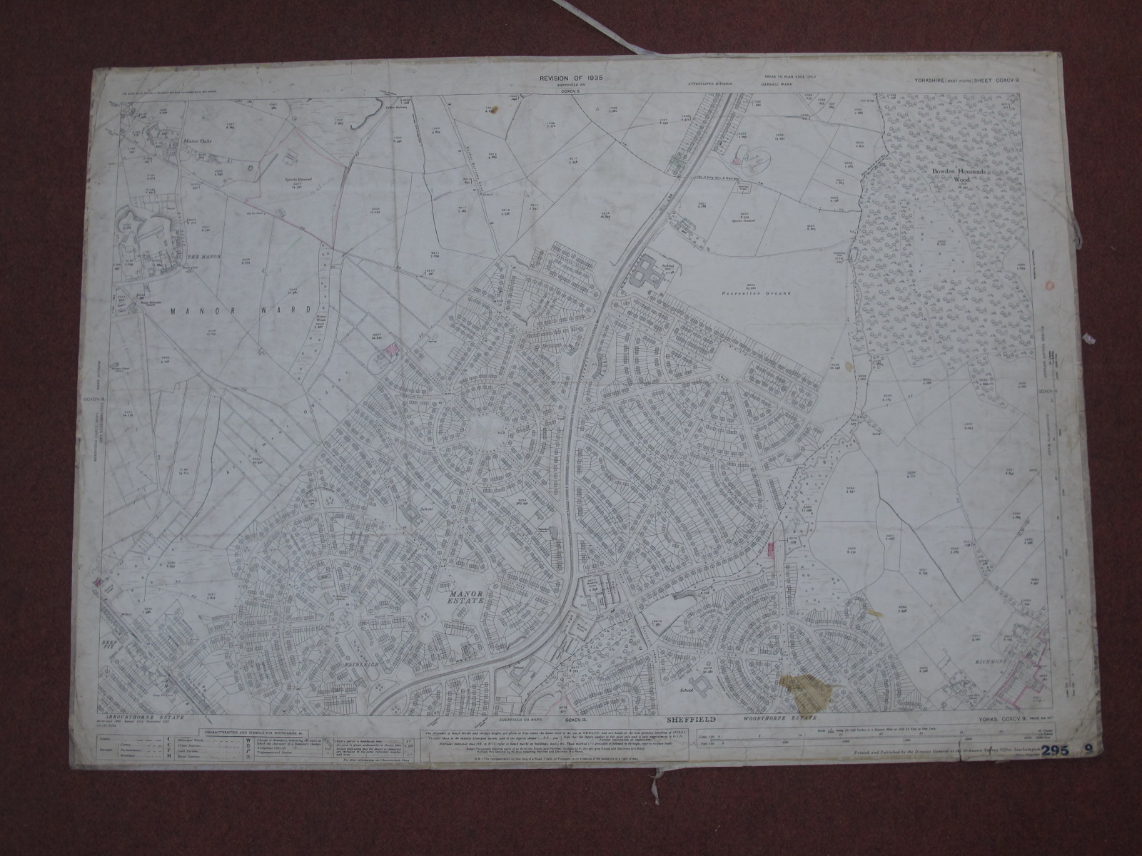 Sheffield Maps, Brightside, Attercliffe - some dates noted 1889, 1891, 1935, various scales, many - Image 2 of 10