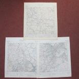 West Riding Yorkshire Maps, Rotherham, North Anston, Todwick and area - some dates noted, 1892,