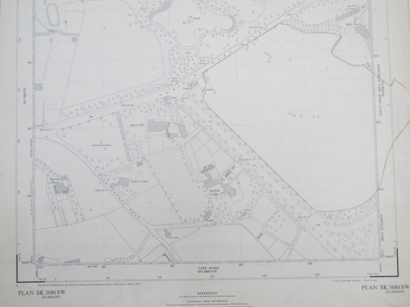 West Riding Yorkshire Maps, Sheffield Central, North, Penistone, Broomhill, Crookesmoor, - Image 5 of 10